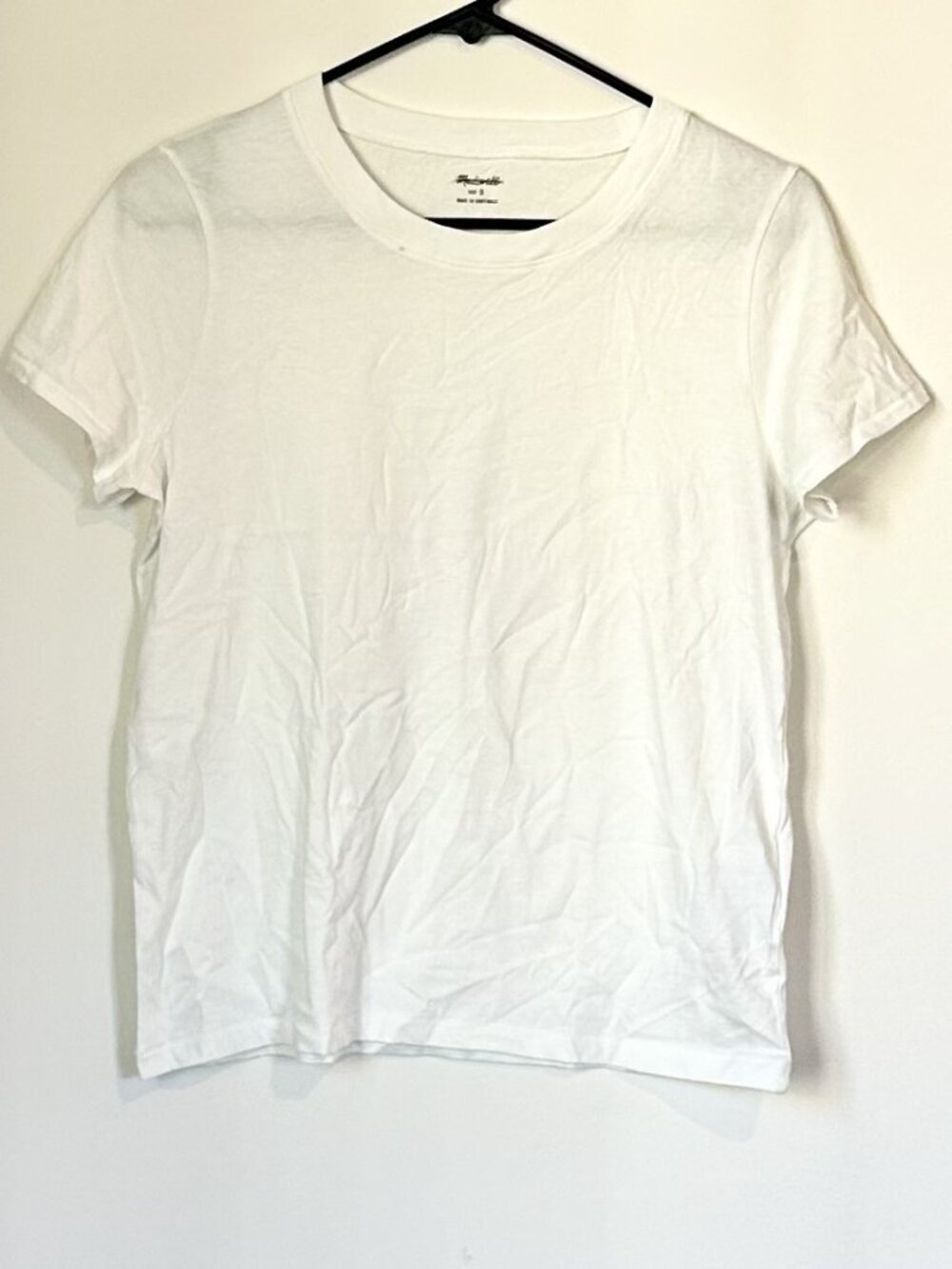 NWT Madewell White Northside Vintage Tee - Size: Small - Picture 2 of 11
